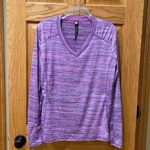 RBX womens XL activewear pullover shirt purples NWT